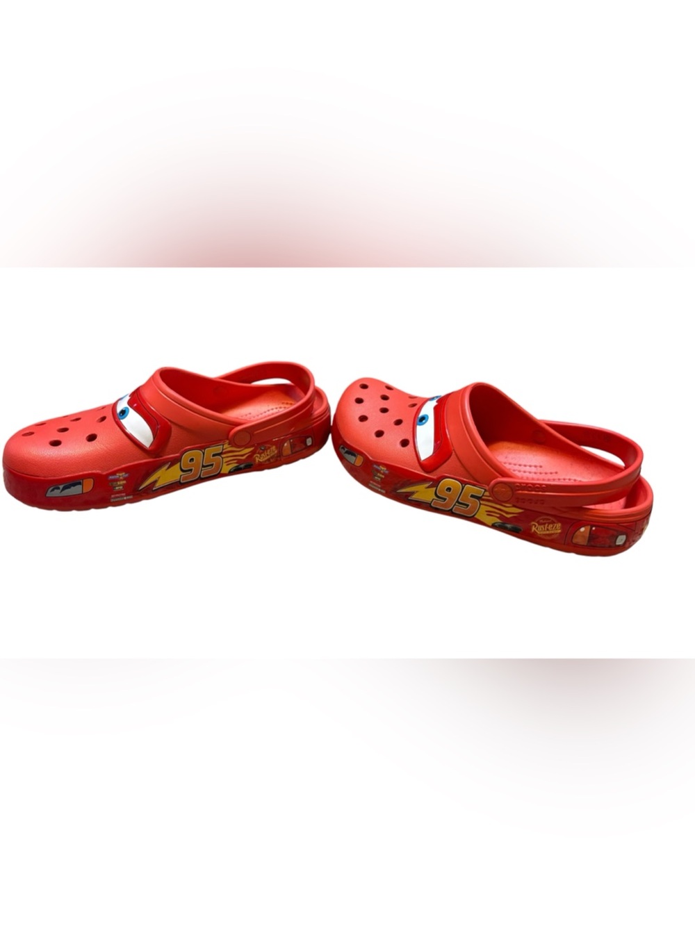 Crocs Lightning McQueen Disney Pixar Cars Men’s 8 Women’s 10 Red Crocs